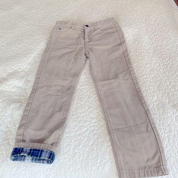 Vineyard Vines Flannel Lined Breaker Pants - Picture 1 of 4